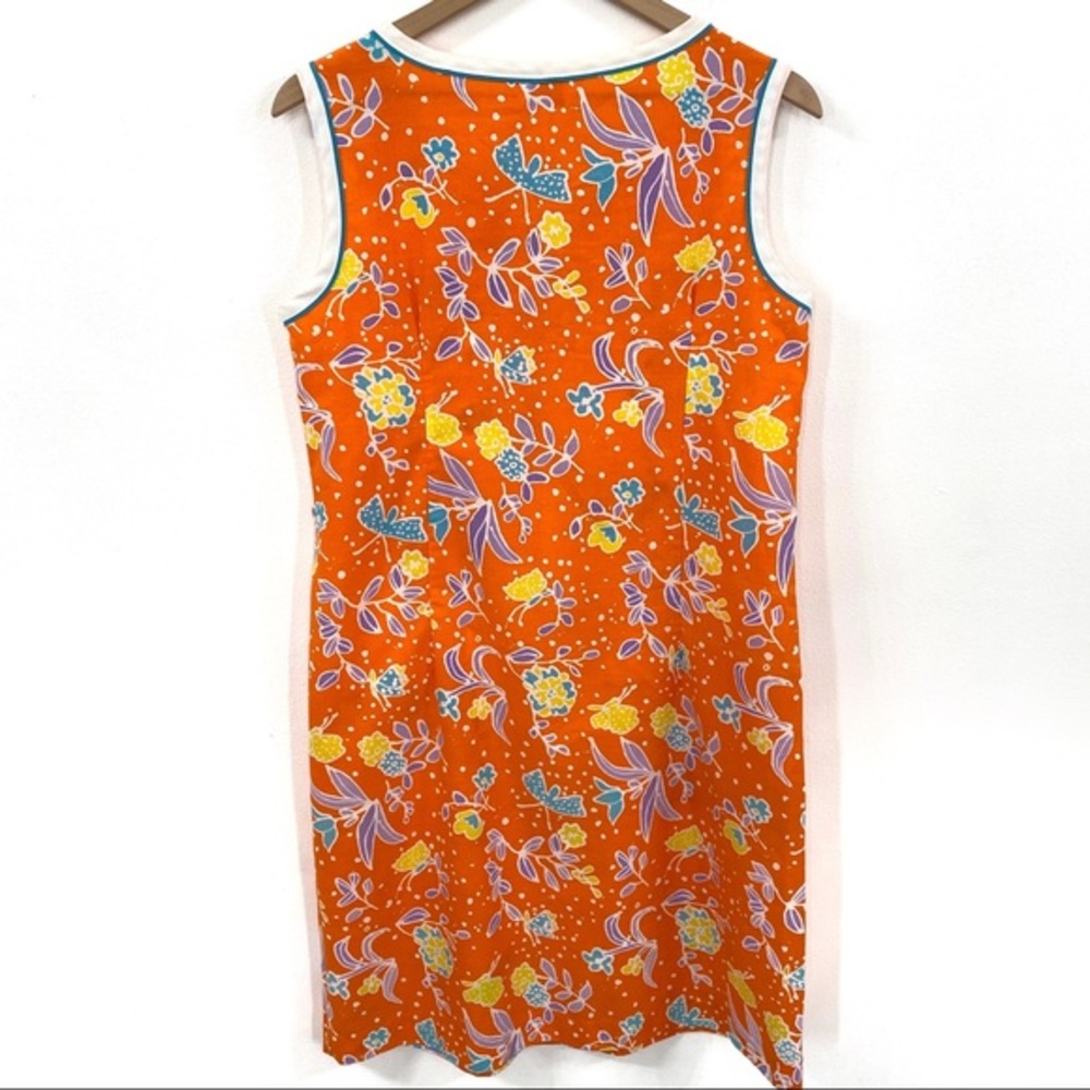 Vintage 70’s Komar for Leisurely Living Floral Day Dress S/M - Picture 2 of 7